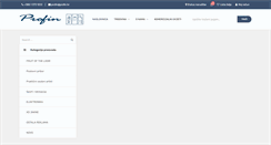 Desktop Screenshot of profin.hr