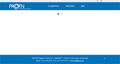 Desktop Screenshot of profin.ch